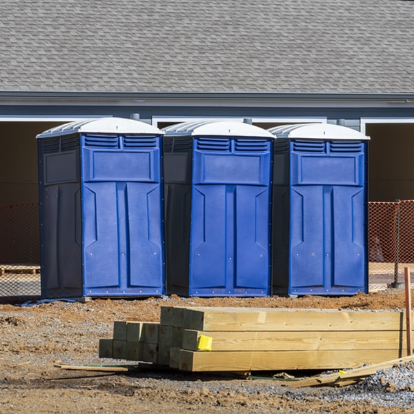 do you offer hand sanitizer dispensers inside the porta potties in Cedar Mountain North Carolina